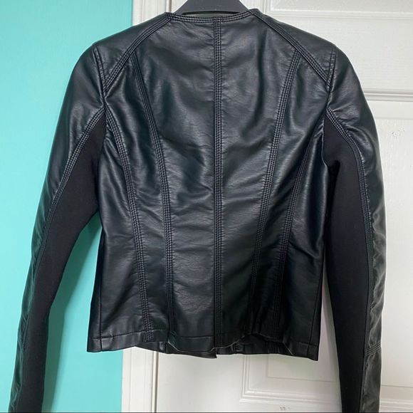Black faux leather jacket Vero Moda - Picture 2 of 6